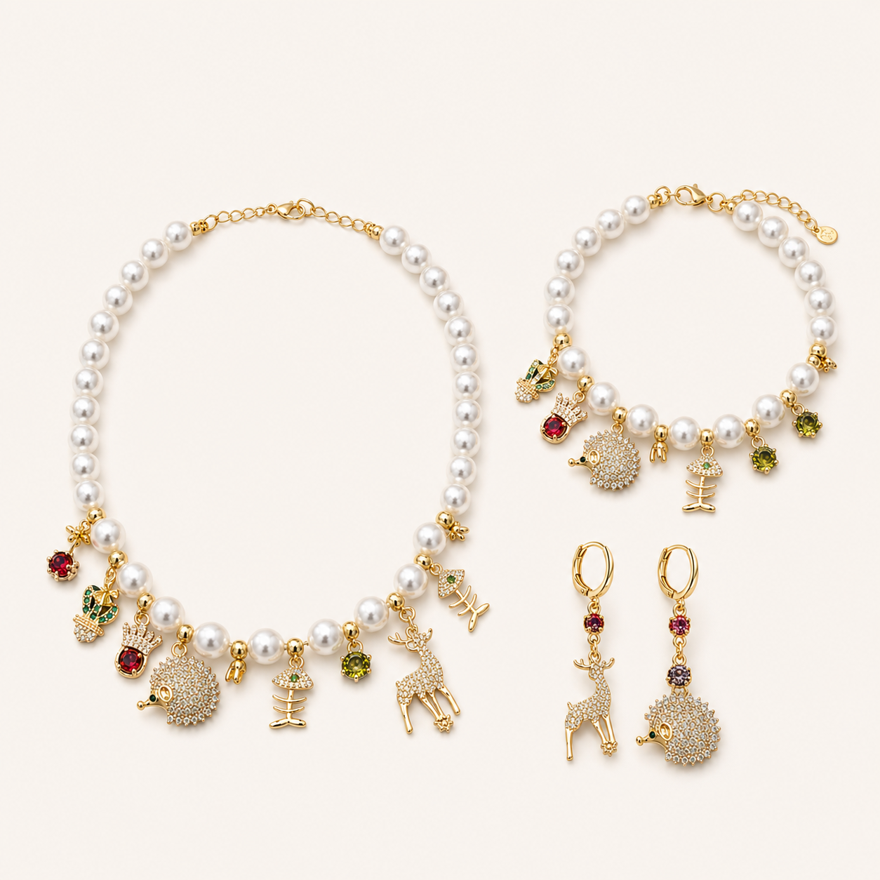 Birdsong Pearl Jewelry Set